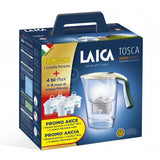 Набір Laica Tosca зелений глечик + 4 шт. Bi-flux фільтри