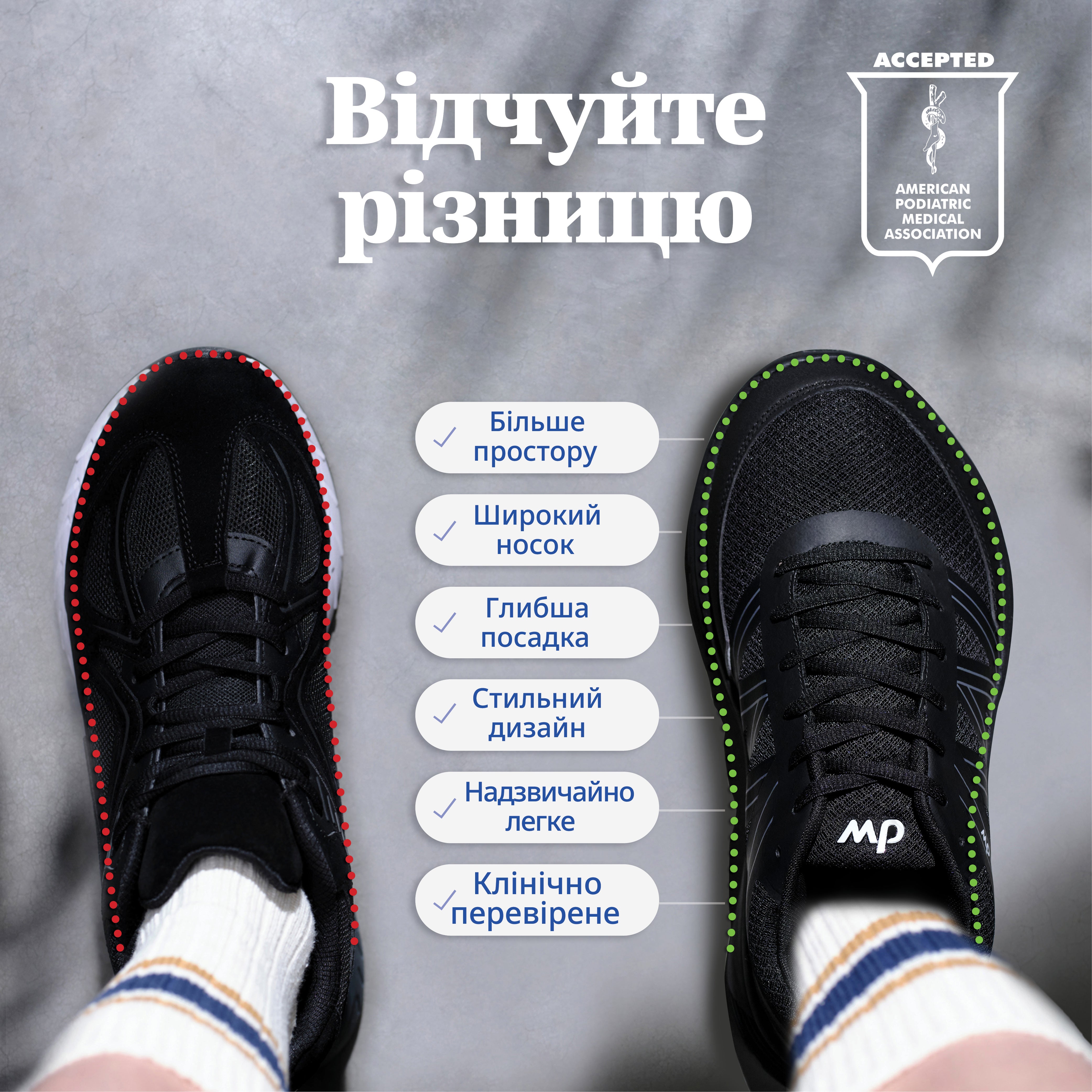 Pure Black ортопедичне взуття